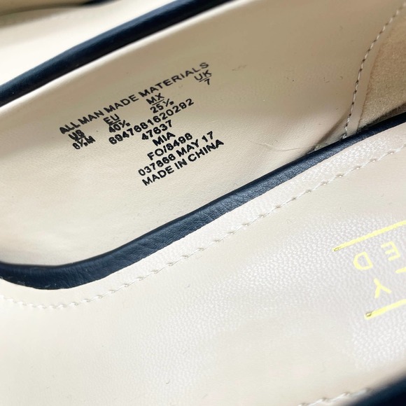 NEW Simply Styled Mia Pump Heel Black Classic Faux Leather Pointed Toe‎ - Picture 8 of 9